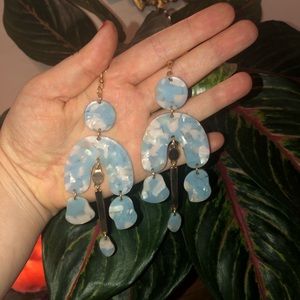 4 for $30 | Marble Boho Earrings